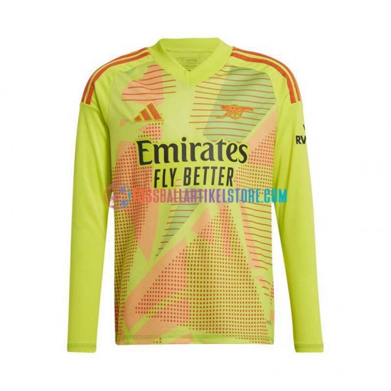 Arsenal Heimausrüstung Torwart 2024-2025 Herren Trikot Gelb L/S