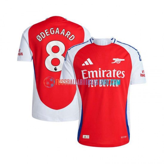 Arsenal Heimausrüstung Martin Odegaard 8 2024-2025 Herren Trikot Rot S/S