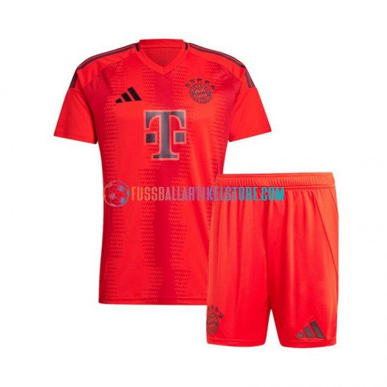 FC Bayern München Heimausrüstung 2024-2025 Kinder Set(Trikot und Hose) Rot S/S