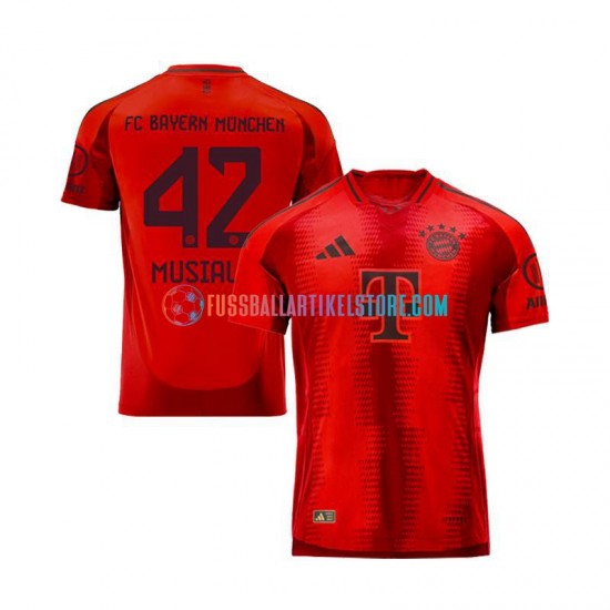 FC Bayern München Heimausrüstung Jamal Musiala 42 2024-2025 Herren Trikot Rot S/S