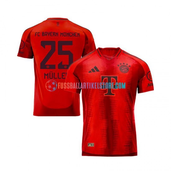 FC Bayern München Heimausrüstung Thomas Muller 25 2024-2025 Herren Trikot Rot S/S