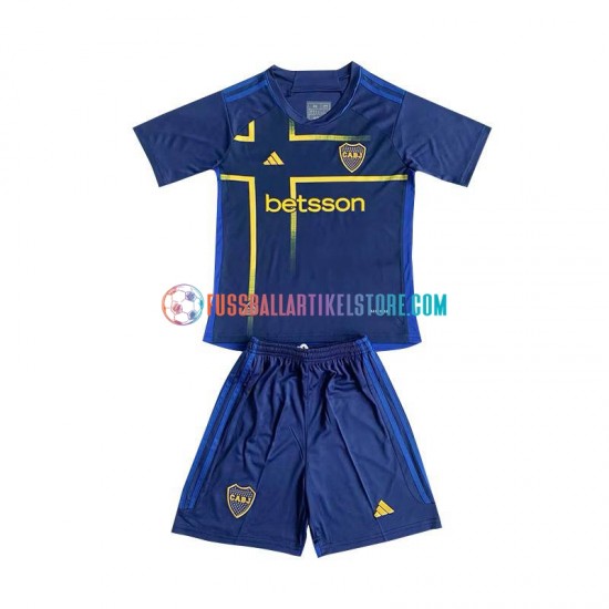 Boca Juniors Ausweichausrüstung 2024 Kinder Set(Trikot und Hose) S/S