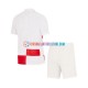 Kroatien Heimausrüstung Euro 2024 Kinder Set(Trikot und Hose) S/S