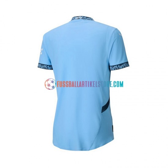 Manchester City Heimausrüstung 2024-2025 Herren Trikot Blau S/S