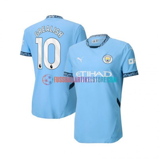 Manchester City Heimausrüstung Jack Grealish 10 2024-2025 Herren Trikot Blau S/S