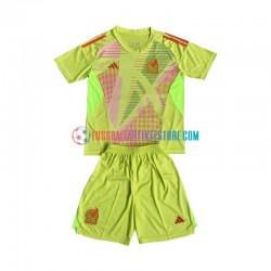 Mexiko Auswärtsausrüstung Torwart 2024 Kinder Set(Trikot und Hose) S/S