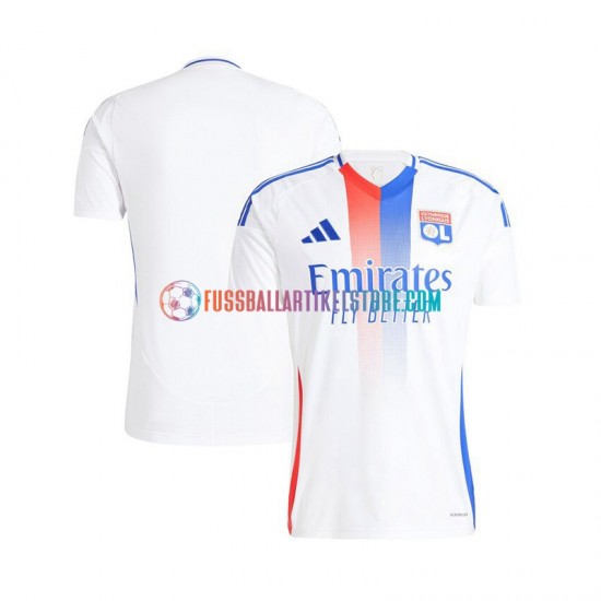 Olympique Lyon Heimausrüstung 2024-2025 Herren Trikot Weiß S/S