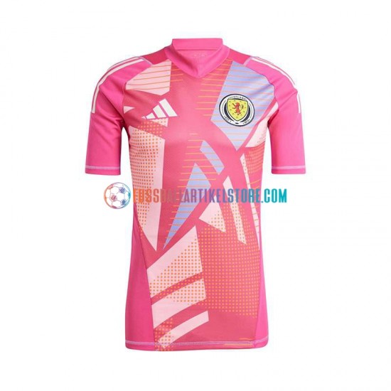 Schottland Ausweichausrüstung Torwart Euro 2024 Herren Trikot Pink S/S