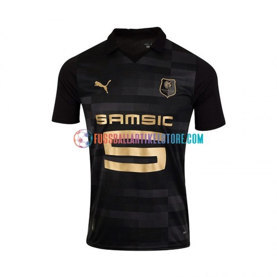 Stade Rennes Ausweichausrüstung 2023-2024 Herren Trikot Schwarz S/S