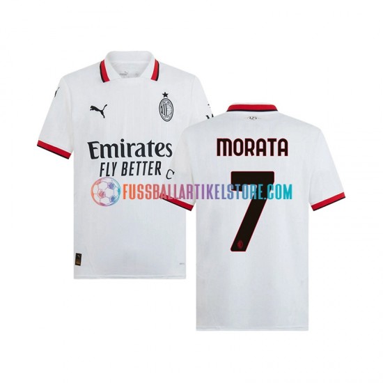 AC Mailand Auswärtsausrüstung Morata 7 2024-2025 Herren Trikot S/S