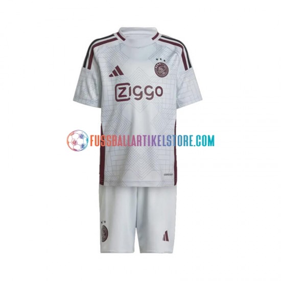 Ajax Amsterdam Ausweichausrüstung 2024-2025 Kinder Set(Trikot und Hose) S/S