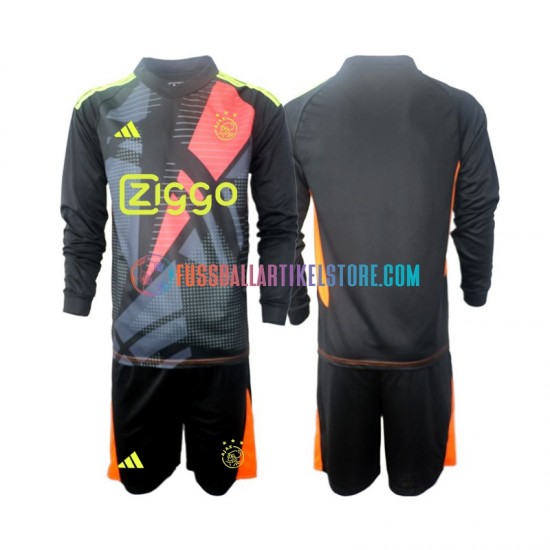 Ajax Amsterdam Heimausrüstung Torwart 2024-2025 Kinder Set(Trikot und Hose) L/S