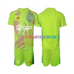 Ajax Amsterdam Ausweichausrüstung Torwart 2024-2025 Kinder Set(Trikot und Hose) S/S