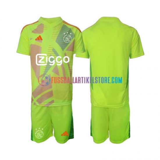 Ajax Amsterdam Ausweichausrüstung Torwart 2024-2025 Kinder Set(Trikot und Hose) S/S