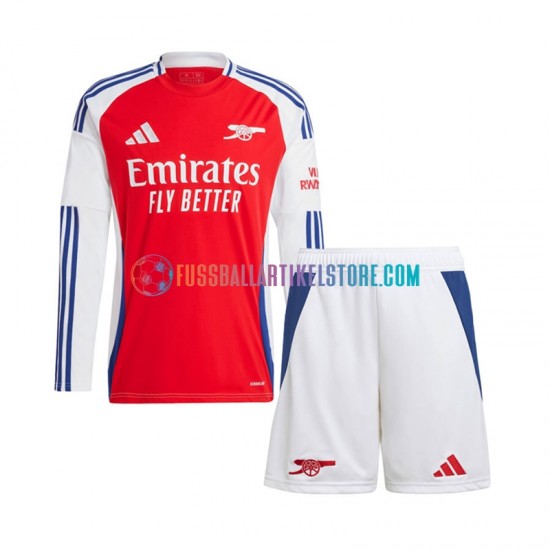 Arsenal Heimausrüstung 2024-2025 Kinder Set(Trikot und Hose) L/S