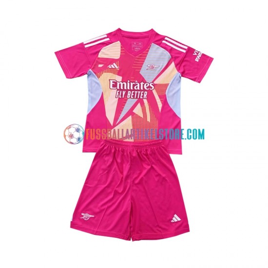 Arsenal Auswärtsausrüstung Torwart 2024-2025 Kinder Set(Trikot und Hose) S/S