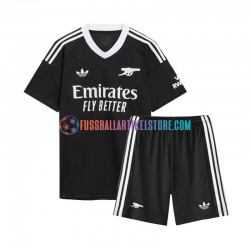 Arsenal Viertesausrüstung Torwart 2024-2025 Kinder Set(Trikot und Hose) S/S