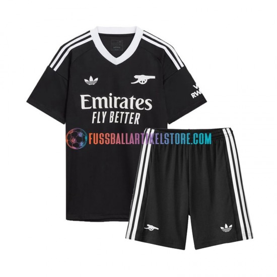 Arsenal Viertesausrüstung Torwart 2024-2025 Kinder Set(Trikot und Hose) S/S