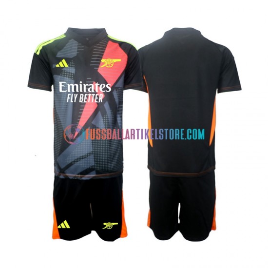 Arsenal Ausweichausrüstung Torwart 2024-2025 Kinder Set(Trikot und Hose) S/S