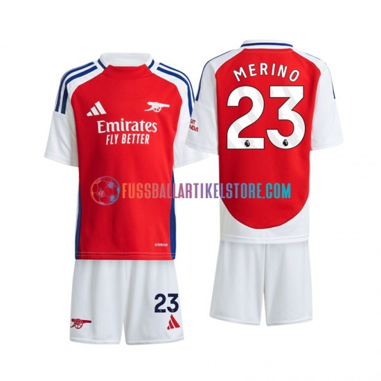 Arsenal Heimausrüstung Merino 23 2024-2025 Kinder Set(Trikot und Hose) S/S