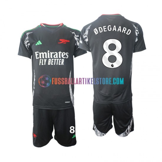 Arsenal Auswärtsausrüstung Odegaard 8 2024-2025 Kinder Set(Trikot und Hose) S/S