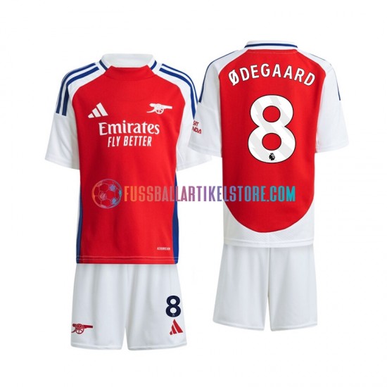 Arsenal Heimausrüstung Odegaard 8 2024-2025 Kinder Set(Trikot und Hose) S/S