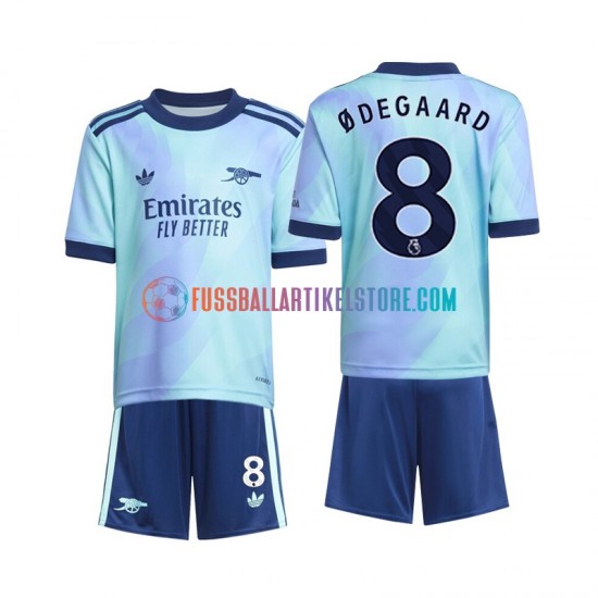 Arsenal Ausweichausrüstung Odegaard 8 2024-2025 Kinder Set(Trikot und Hose) S/S