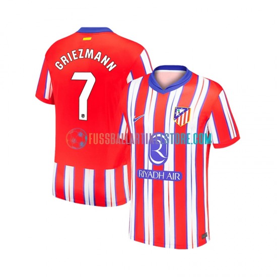 Atlético Madrid Heimausrüstung Antoine Griezmann 7 2024-2025 Herren Trikot S/S