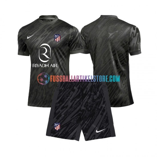 Atlético Madrid Heimausrüstung Torwart 2024-2025 Kinder Set(Trikot und Hose) S/S