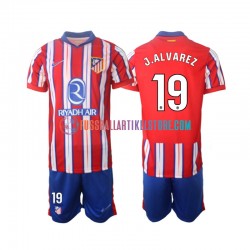 Atlético Madrid Heimausrüstung J.Alvarez 19 2024-2025 Kinder Set(Trikot und Hose) S/S