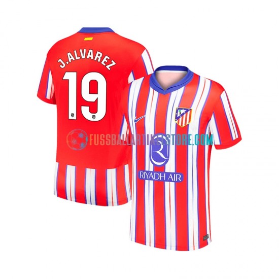 Atlético Madrid Heimausrüstung Julian Alvarez 19 2024-2025 Herren Trikot S/S