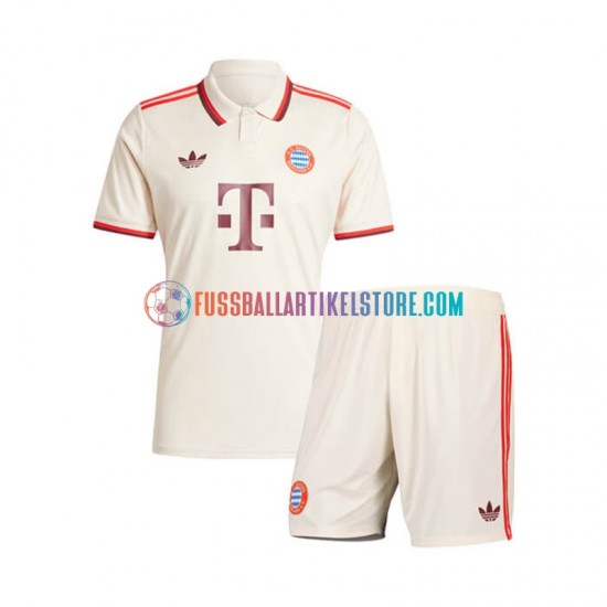 FC Bayern München Ausweichausrüstung 2024-2025 Kinder Set(Trikot und Hose) S/S