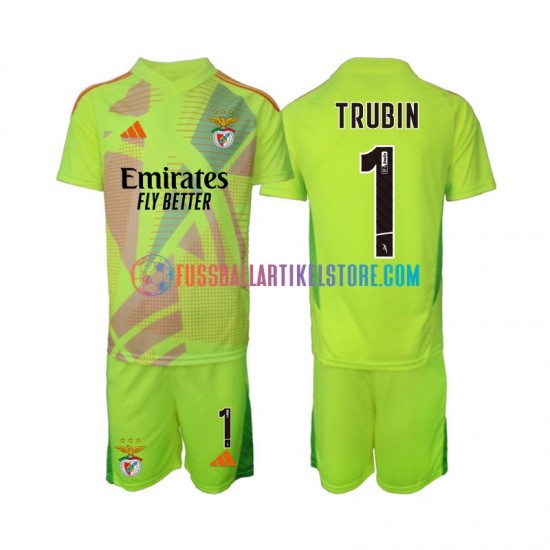 Benfica Heimausrüstung Torwart Anatolij Trubin 1 2024-2025 Kinder Set(Trikot und Hose) S/S