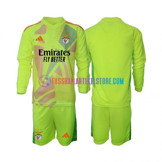 Benfica Heimausrüstung Torwart 2024-2025 Kinder Set(Trikot und Hose) L/S