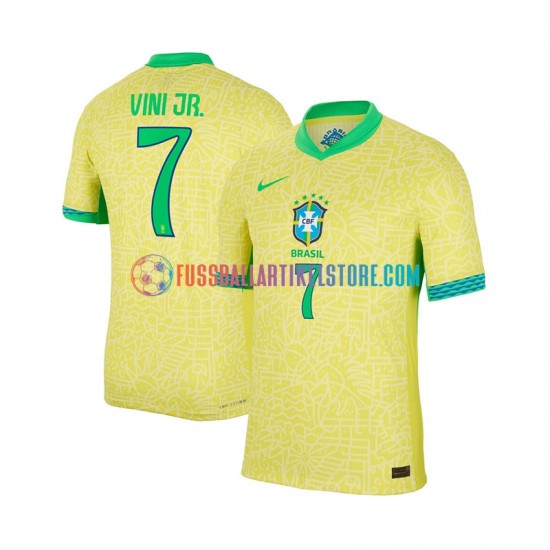 Brasilien Heimausrüstung VINI JR 7 2024 Herren Trikot S/S