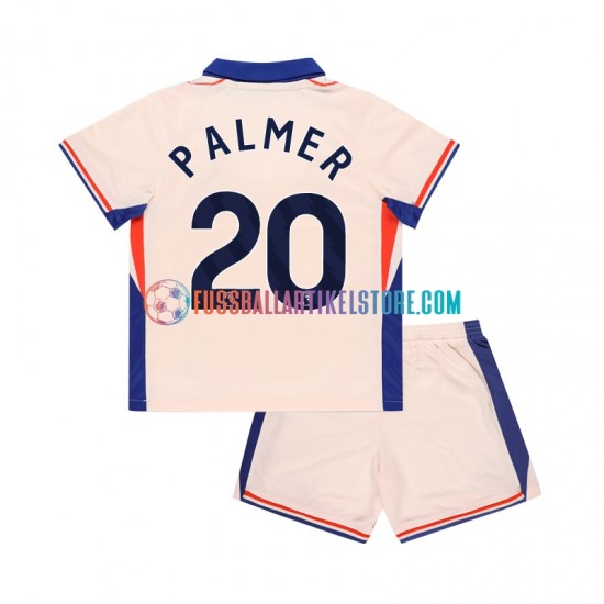 Chelsea Auswärtsausrüstung Cole Palmer 20 2024-2025 Kinder Set(Trikot und Hose) S/S