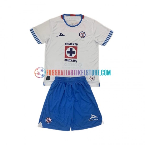 Cruz Azul Auswärtsausrüstung 2024-2025 Kinder Set(Trikot und Hose) S/S