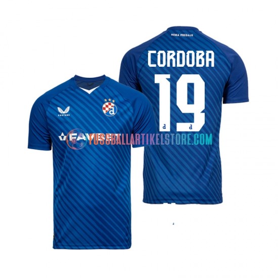 Dinamo Zagreb Heimausrüstung Juan Cordoba 19 2024-2025 Herren Trikot S/S