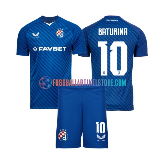 Dinamo Zagreb Heimausrüstung Martin Baturina 10 2024-2025 Kinder Set(Trikot und Hose) S/S