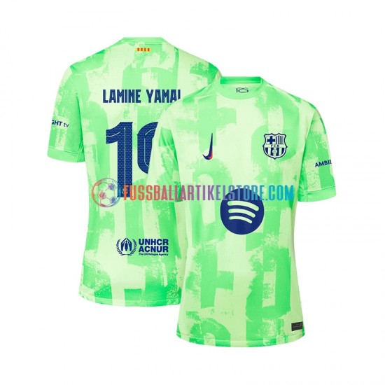 FC Barcelona Ausweichausrüstung LAMINE YAMAL 19 UCL Font 2024-2025 Herren Trikot S/S