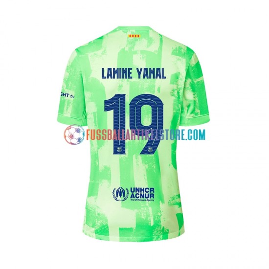 FC Barcelona Ausweichausrüstung LAMINE YAMAL 19 UCL Font 2024-2025 Herren Trikot S/S