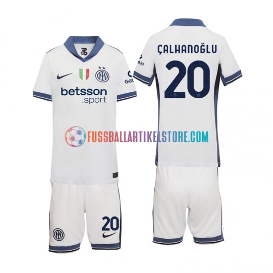 Inter Mailand Auswärtsausrüstung Hakan Calhanoglu 20 2024-2025 Kinder Set(Trikot und Hose) S/S