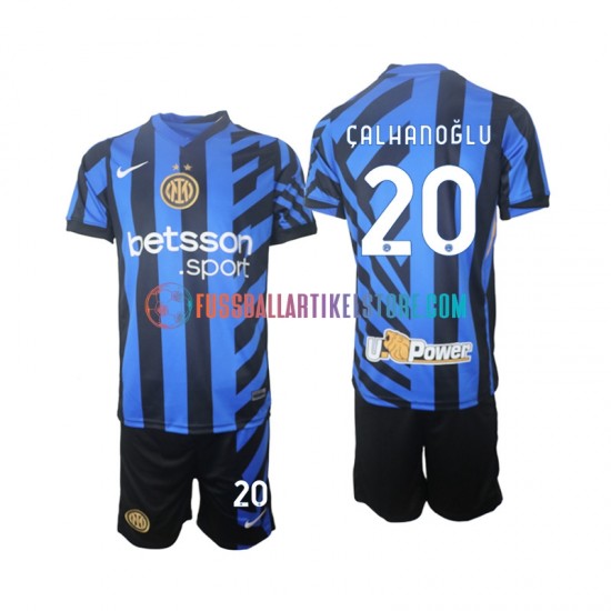 Inter Mailand Heimausrüstung Hakan Calhanoglu 20 2024-2025 Kinder Set(Trikot und Hose) S/S