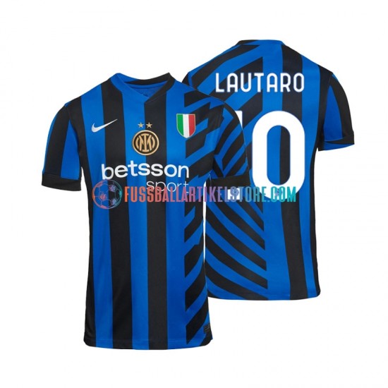 Inter Mailand Heimausrüstung Lautaro 10 2024-2025 Herren Trikot S/S