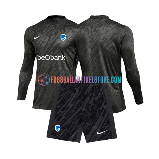 KRC Genk Auswärtsausrüstung Torwart 2024-2025 Kinder Set(Trikot und Hose) L/S