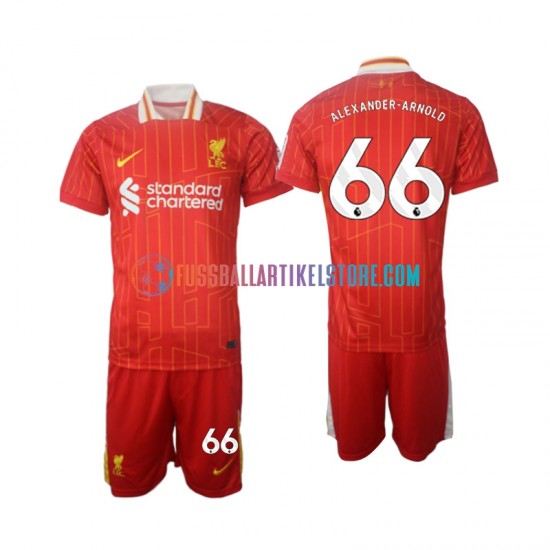 Liverpool Heimausrüstung Alexander-Arnold 66 2024-2025 Kinder Set(Trikot und Hose) S/S