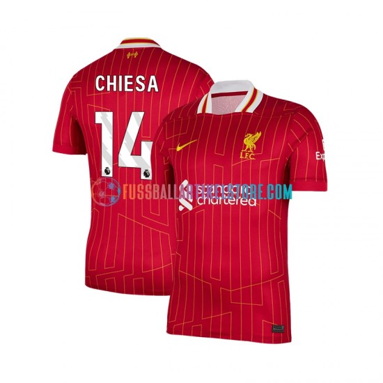 Liverpool Heimausrüstung Federico Chiesa 14 2024-2025 Herren Trikot S/S