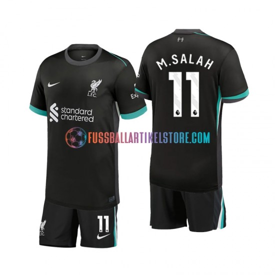 Liverpool Auswärtsausrüstung M.Salah 11 2024-2025 Kinder Set(Trikot und Hose) S/S