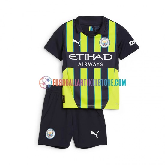 Manchester City Auswärtsausrüstung 2024-2025 Kinder Set(Trikot und Hose) S/S