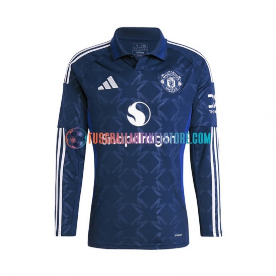 Manchester United Auswärtsausrüstung 2024-2025 Herren Trikot L/S